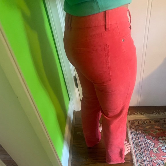 Coral Bootcut Corduroy Pants - Picture 3 of 5